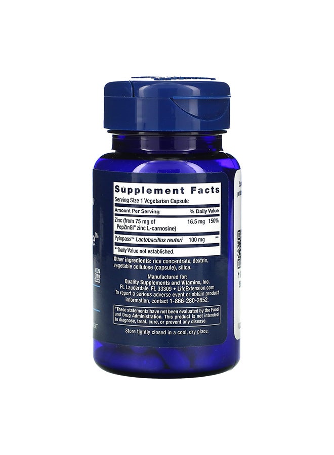 Life Extension Gastro-Ease Dietary Supplement - 60 Vegetarian Capsules - Image 2