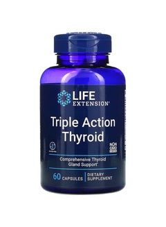 Triple Action Thyroid Dietary Supplement - 60 Vegetarian Capsules