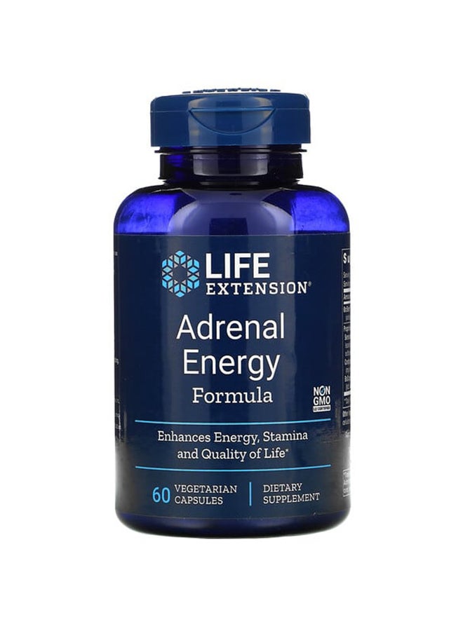 Life Extension Adrenal Energy Formula - 60 Capsules - Image 1