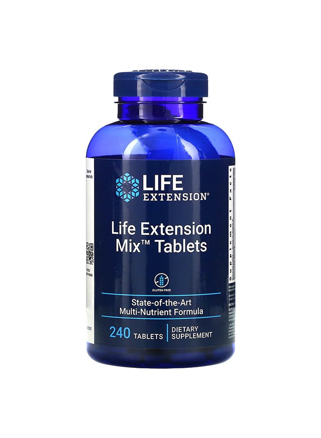 Life Extension 240 Pcs Mix Tablets With Extra Niacin Dietary Supplement - Image 1