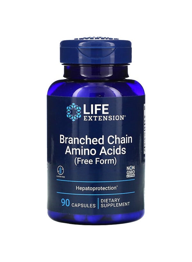 Life Extension Branched Chain Amino Acids Dietary Supplement - 90 Capsules - Image 1