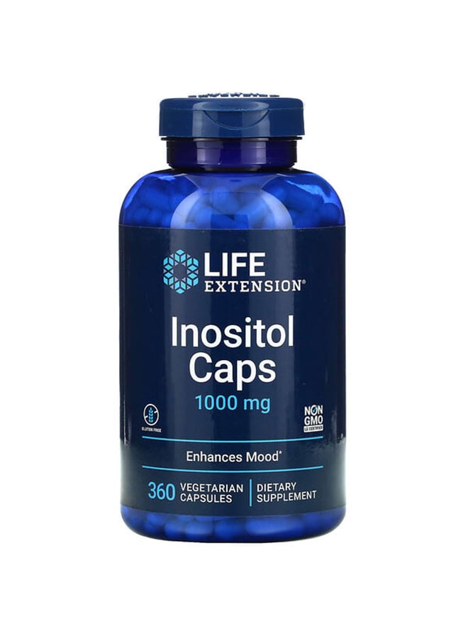 لايف إكستنشن مكمل غذائي كبسولات إينوزيتول 1000 ملجم - 360 كبسولة نباتية - Image 1