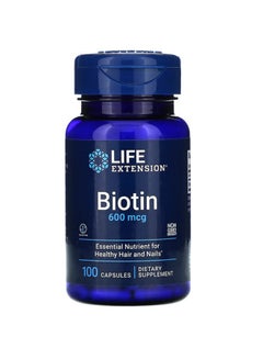 Biotin 600mcg - 100 Capsule