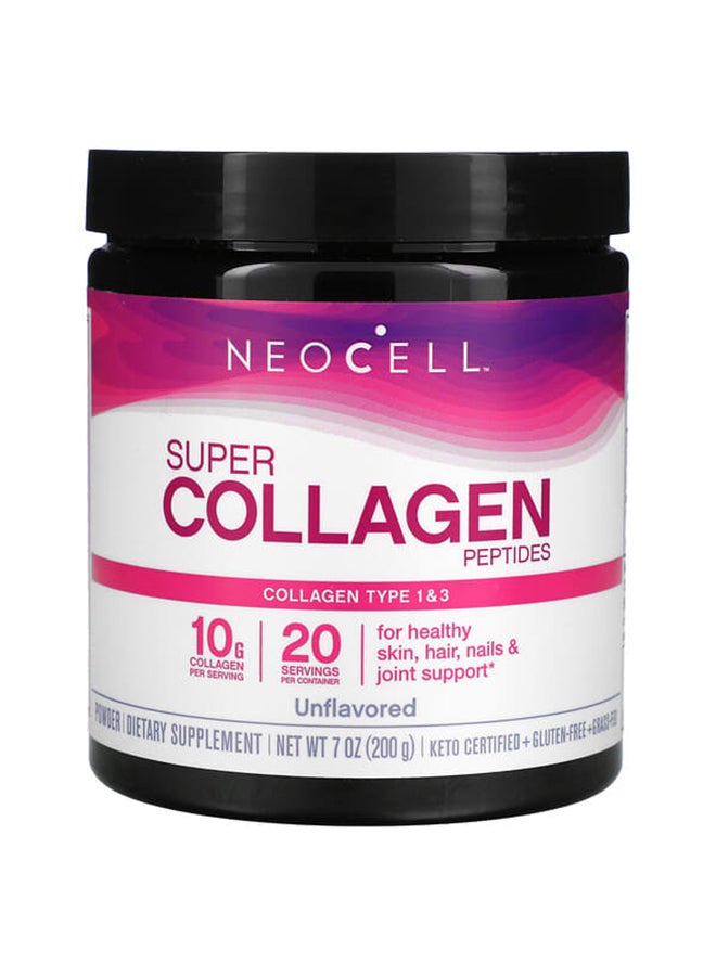 NEOCELL - Super Collagen Powder (Type 1&3) 10g collagen peptides 7 Oz Unflavored - Image 1
