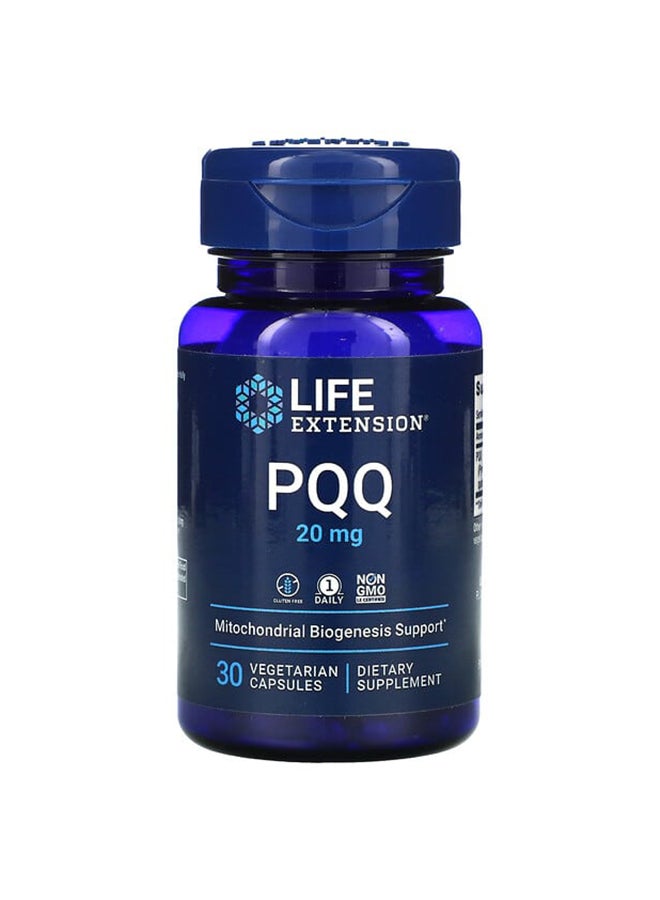 Life Extension PQQ Caps Biogenesis Support - 30 Capsules - Image 1