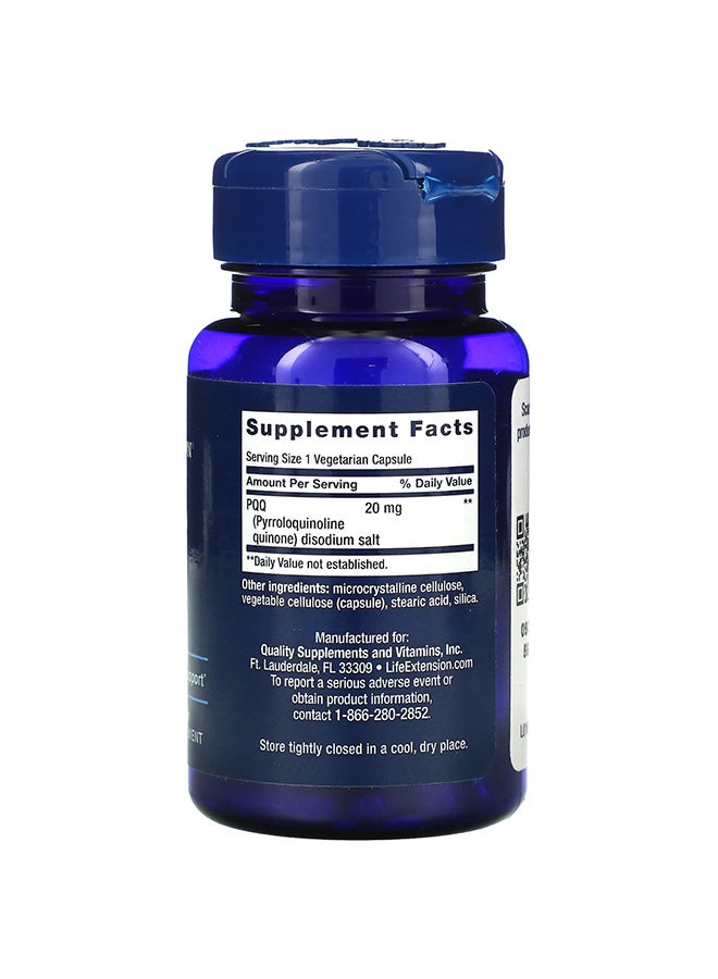 Life Extension PQQ Caps Biogenesis Support - 30 Capsules - Image 2