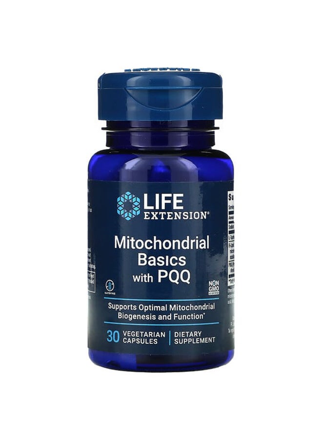 Life Extension - Mitochondrial Basics With PQQ - 30 Capsules - Image 1
