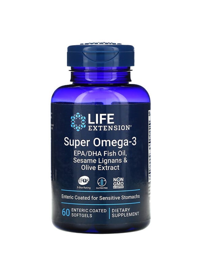 Life Extension Super Omega-3 - 60 Softgels - Image 1