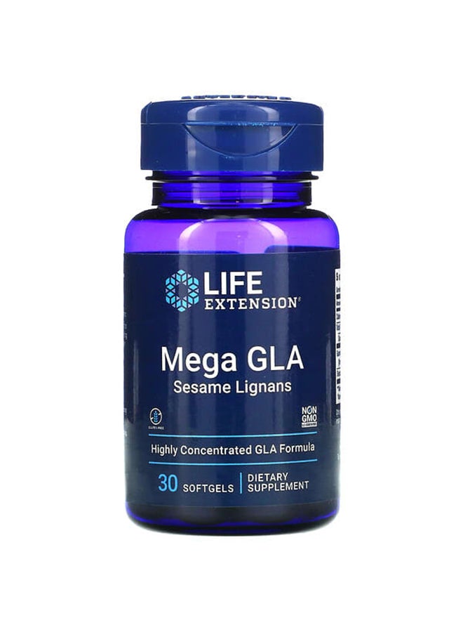 Life Extension Mega GLA With Sesame Lignans - 30 Softgels - Image 1