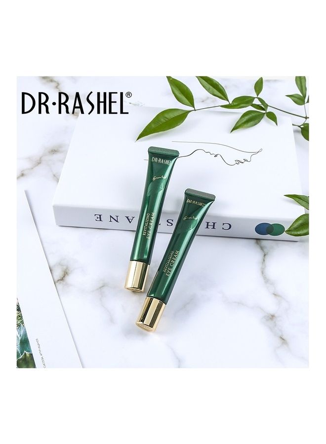 DR. RASHEL - Green Tea Revitalizing Eye Cream Dilute Dark Circles Eye Bags And Puffiness Green 20grams - Image 1