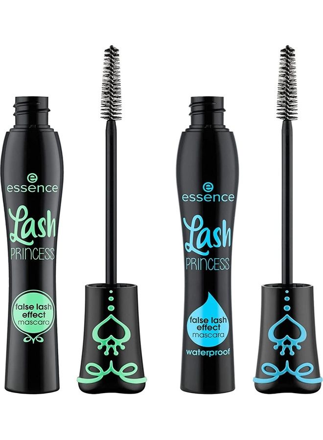 Essence Lash Princess False Lash Effect Mascara & Lash Princess False Lash Waterproof Mascara Bundle Black  - Image 1