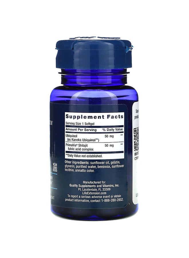 لايف إكستنشن مكمل غذائي سوبر إبيكينول بمساعد الإنزيم Q-10 مع داعم لعمل الميتوكوندريا من 30 كبسولة هلامية - Image 2