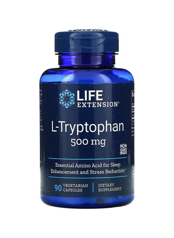 Life Extension Amino Acid L-Tryptophan - 90 Vegetarian Capsules - Image 1