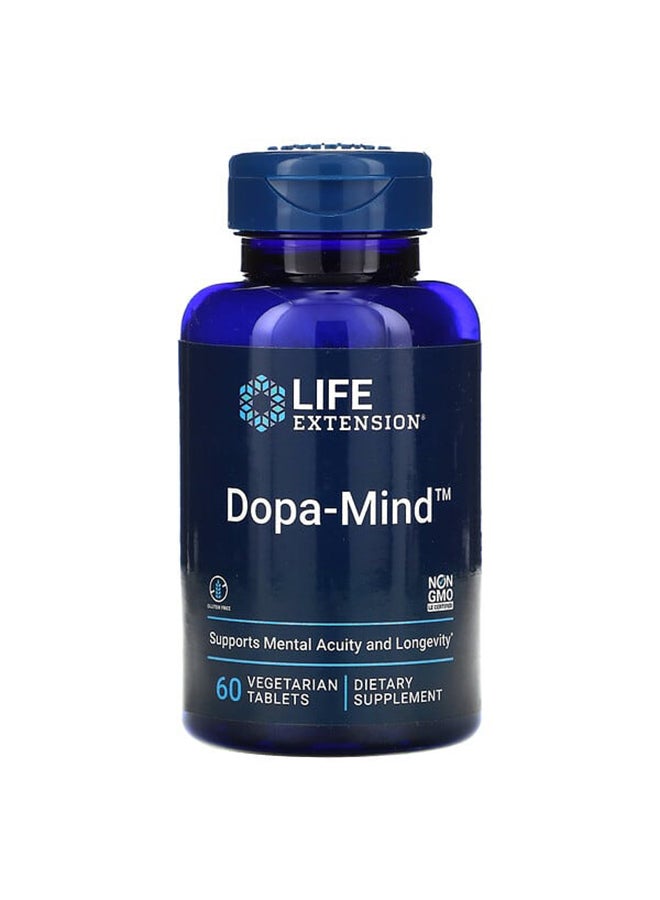 Life Extension Dopa-Mind - 60 Vegetarian Tablets - Image 1
