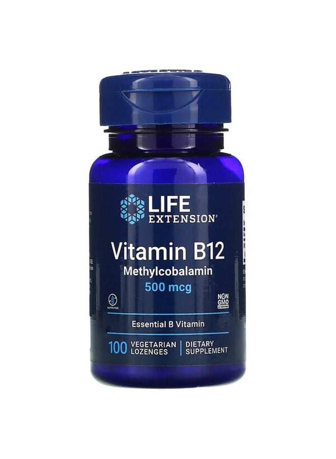 لايف إكستنشن فيتامين B12 الأساسي - 100 قرص - Image 1