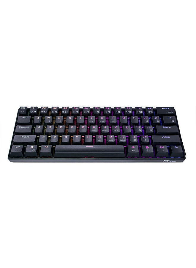 Royal Kludge - RK61 Tri - Mode Hot Swapable RGB Mechanical Gaming Keyboard Blue Switch - Image 1
