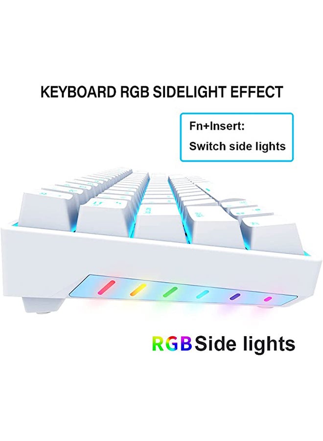 Royal Kludge RK71 Dual - Mode Hot Swapable RGB Mechanical Gaming Keyboard Brown Switch - Image 3