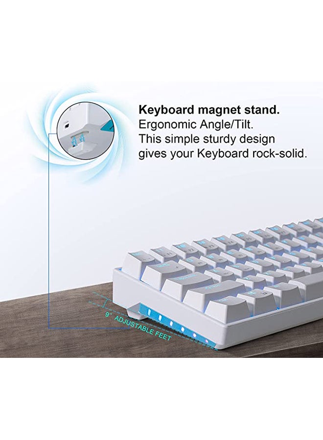 Royal Kludge RK71 Dual - Mode Hot Swapable RGB Mechanical Gaming Keyboard Brown Switch - Image 4