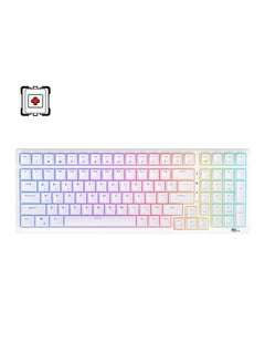 Royal Kludge RK98 Tri - Mode Hot Swapable RGB Mechanical Gaming Keyboard Red Switch  - Image 1