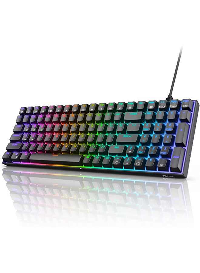 RK100 Tri - Mode Hot Swapable RGB Mechanical Gaming Keyboard Blue Switch - v1658294334/N53336537A_1