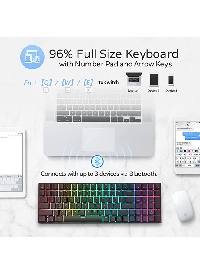 RK100 Tri - Mode Hot Swapable RGB Mechanical Gaming Keyboard Blue Switch - v1658294335/N53336537A_4