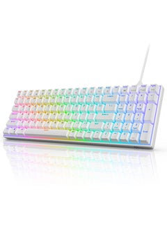 Royal Kludge RK100 Tri - Mode Hot Swapable RGB Mechanical Gaming Keyboard Blue Switch  - Image 1