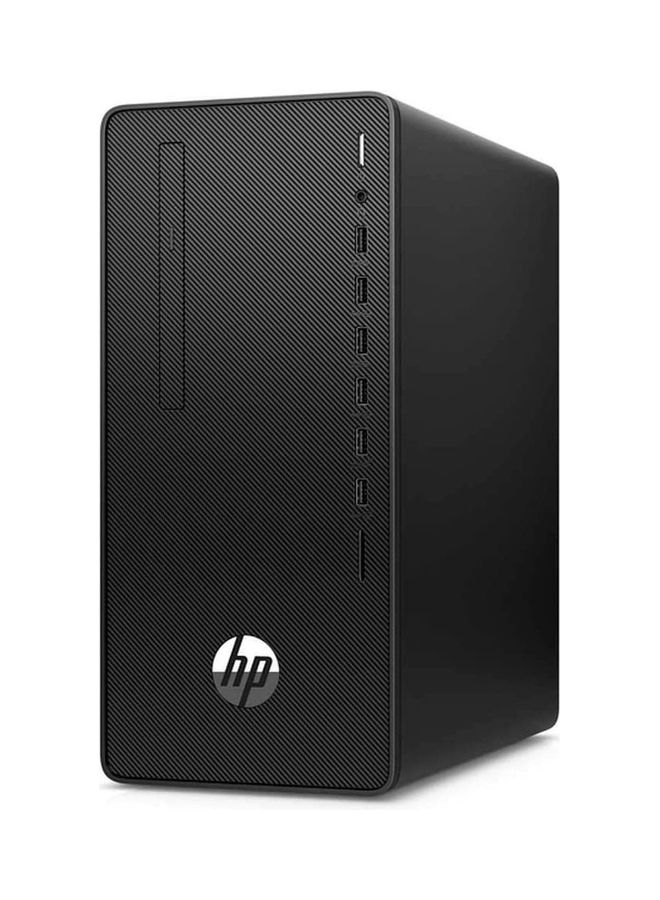 إتش بي - جهاز كمبيوتر شخصي ‎290 G4 مايكرو تاور بمعالج كور i3-10100/ ذاكرة رام 8 جيجابايت/ محرك أقراص SSD سعة 256 جيجابايت/ بطاقة رسومات إنتل بدقة فائقة الوضوح/ نظام تشغيل ويندوز 10 أسود - Image 1
