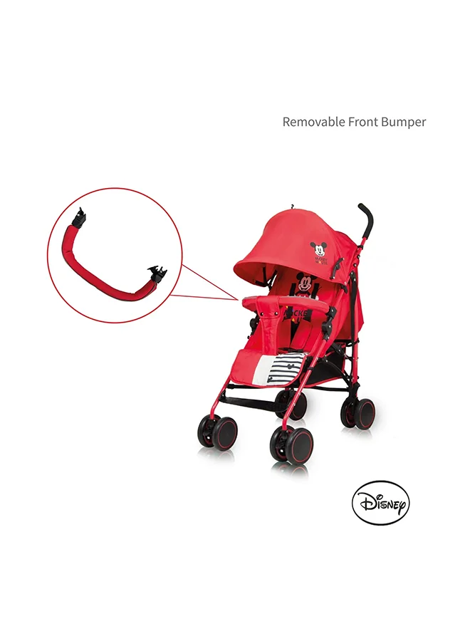 Disney Minnie Mouse Lightweight Adventure Stroller With Storage Cabin