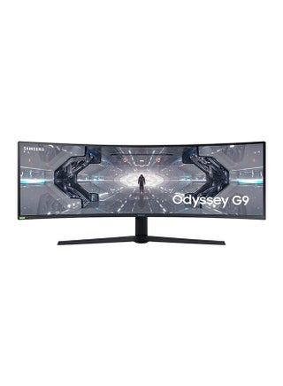 49 inch Curved QLED Gaming Monitor - Ultrawide Dual QHD (5120 x 1440p Resolution), Rapid 240hz Refresh Rate, 1ms response time, G-Sync and FreeSync support, 1000R curvature Black - v1658324853/N53332311A_1