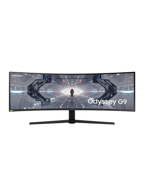 49 inch Curved QLED Gaming Monitor - Ultrawide Dual QHD (5120 x 1440p Resolution), Rapid 240hz Refresh Rate, 1ms response time, G-Sync and FreeSync support, 1000R curvature Black