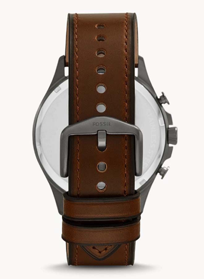 FOSSIL - Men's Forrester Chrono Water Resistance Leather Chronograph Watch FS5815 - Image 1