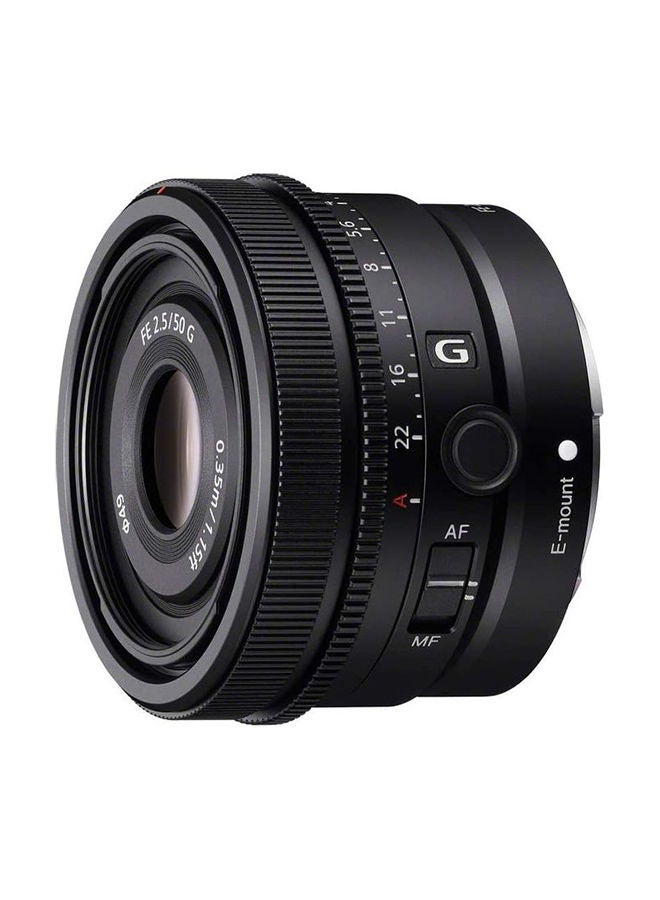 Sony - Sel50F25G Full Frame Lens Fe 50Mm F2.5 G Premium G Series Prime Lens, Black, Sel50F25G.Syx - Image 1