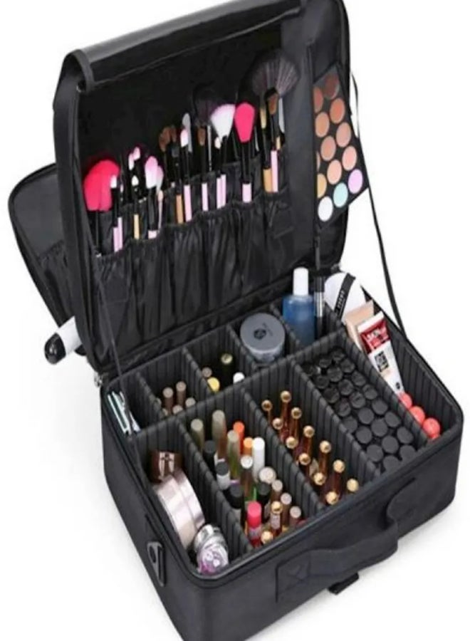 Generic - Multistorage Professional Makeup Bag Black - Image 1
