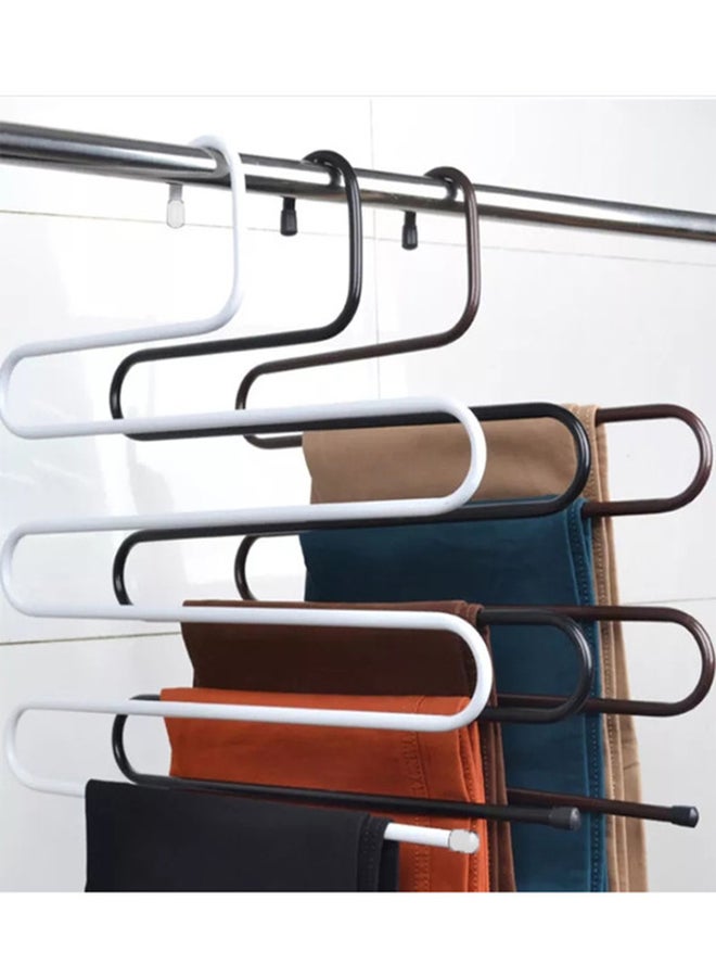 SAPU S-Shaped 5-Layered Clothes Hanger White 36cm  - Image 2