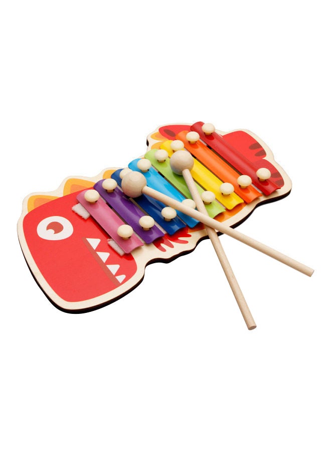 كيدل لعبة آلة موسيقية إيقاعية على شكل رسومات كرتونية من الخشب 24.3x10x2سم - Image 3