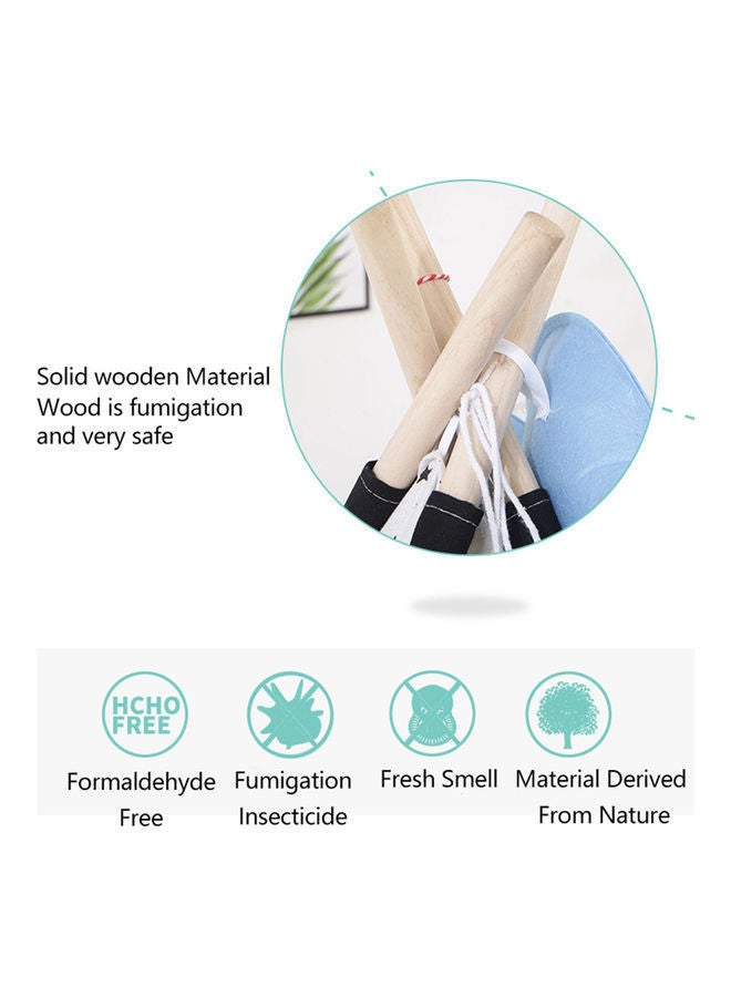 Kidle Portable Cotton Carva Teepee Indoor Kids Tent 100x100x110cm - Image 4