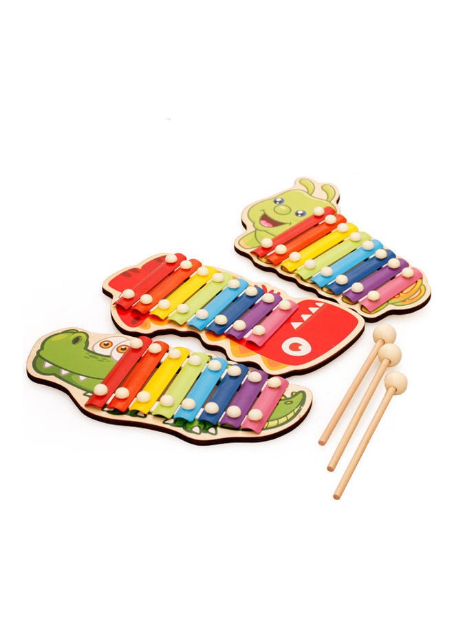 كيدل لعبة آلة موسيقية إيقاعية على شكل رسومات كرتونية من الخشب 24.3x10x2سم - Image 4