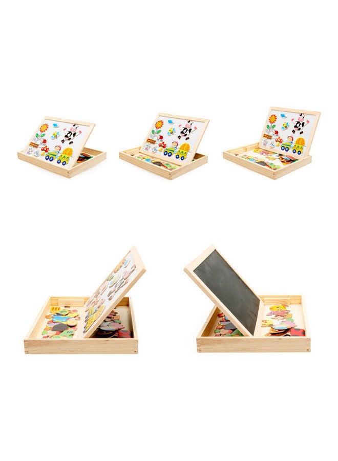 Wooden Magnetic Board Puzzle Game Toy 30x23.5x4cm - v1658386439/N53335886A_5