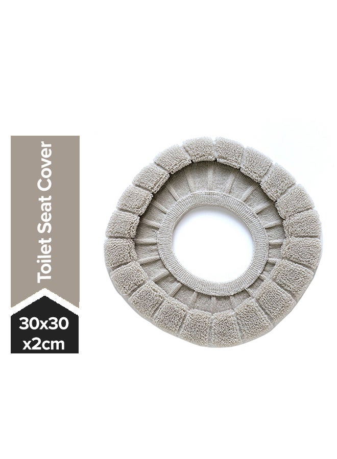 Bathroom Toilet Seat Cover Grey 30 x 30 x 2centimeter - Image 1