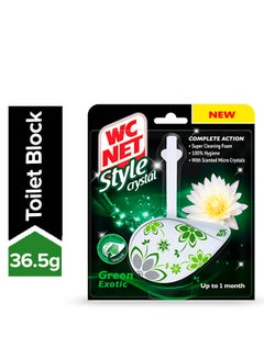 Wc Net Toilet Block Style Crystal Exotic Green 36.5grams  - Image 1
