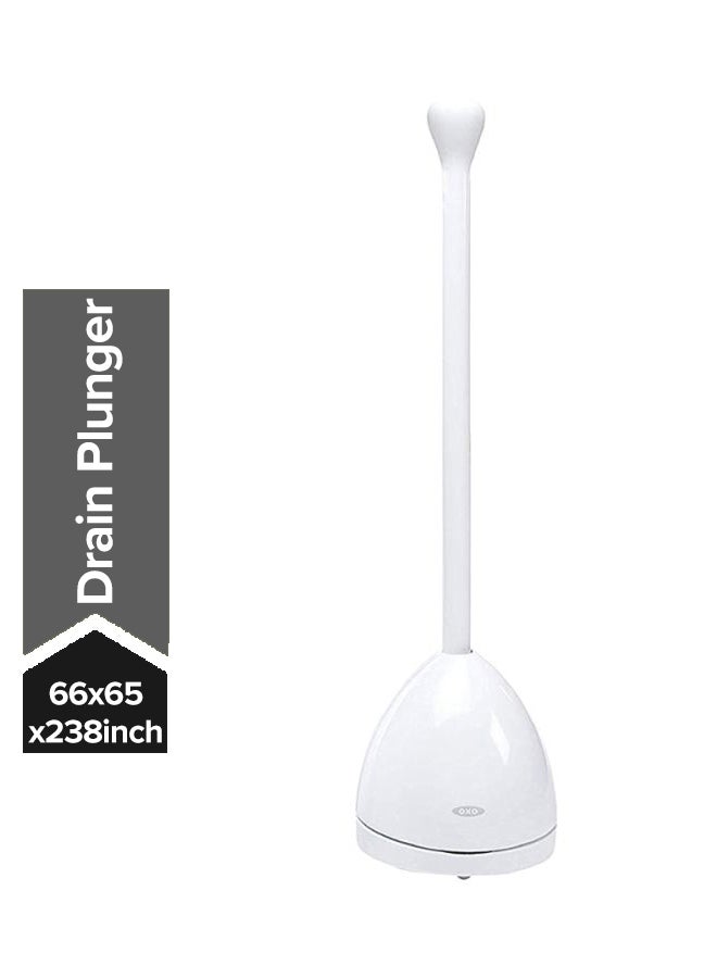 OXO Toilet Plunger White 66x65x238inch  - Image 1