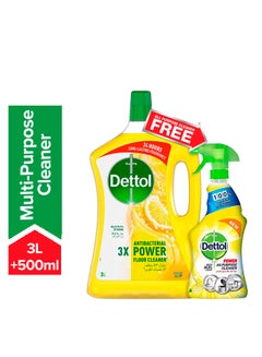 Anti-bacterial Power All Purpose Floor Cleaner Multicolour 3L+500ml - v1658406399/N47150182A_1