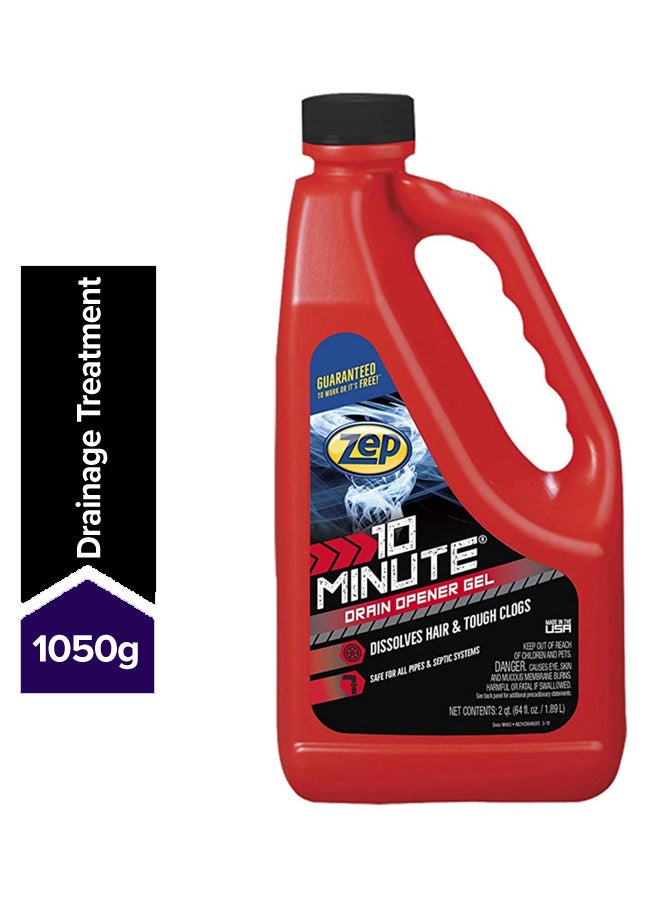 Zep Drain Opener Gel Clear 1.89Liters