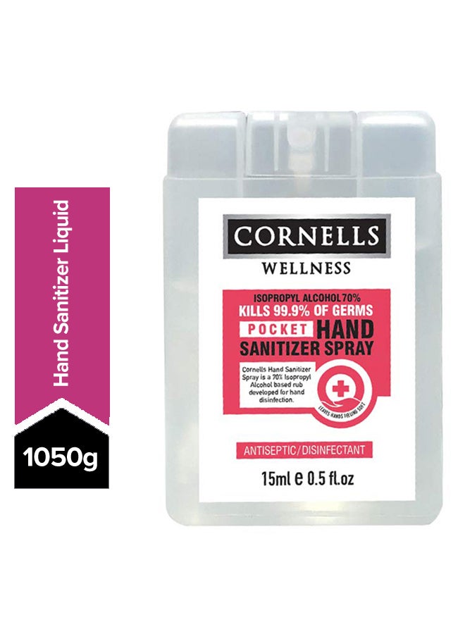 CORNELLS WELLNESS - Sanitizer Spray Pack Of 144 Multicolour 15ml - Image 1