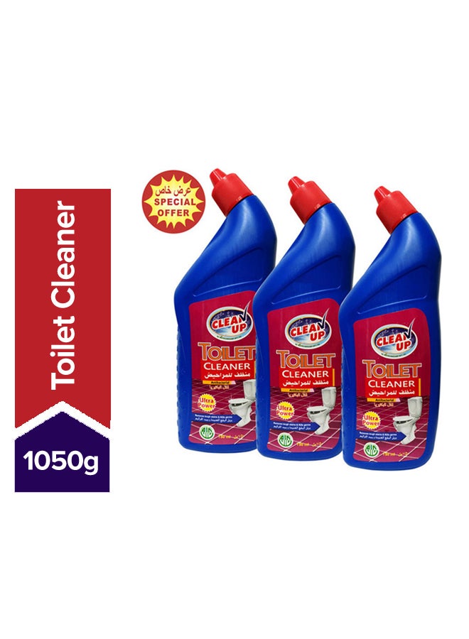 CLEAN UP Pack Of 3 Toilet Anti Cleaner Brown 750x3.0001ml - Image 1