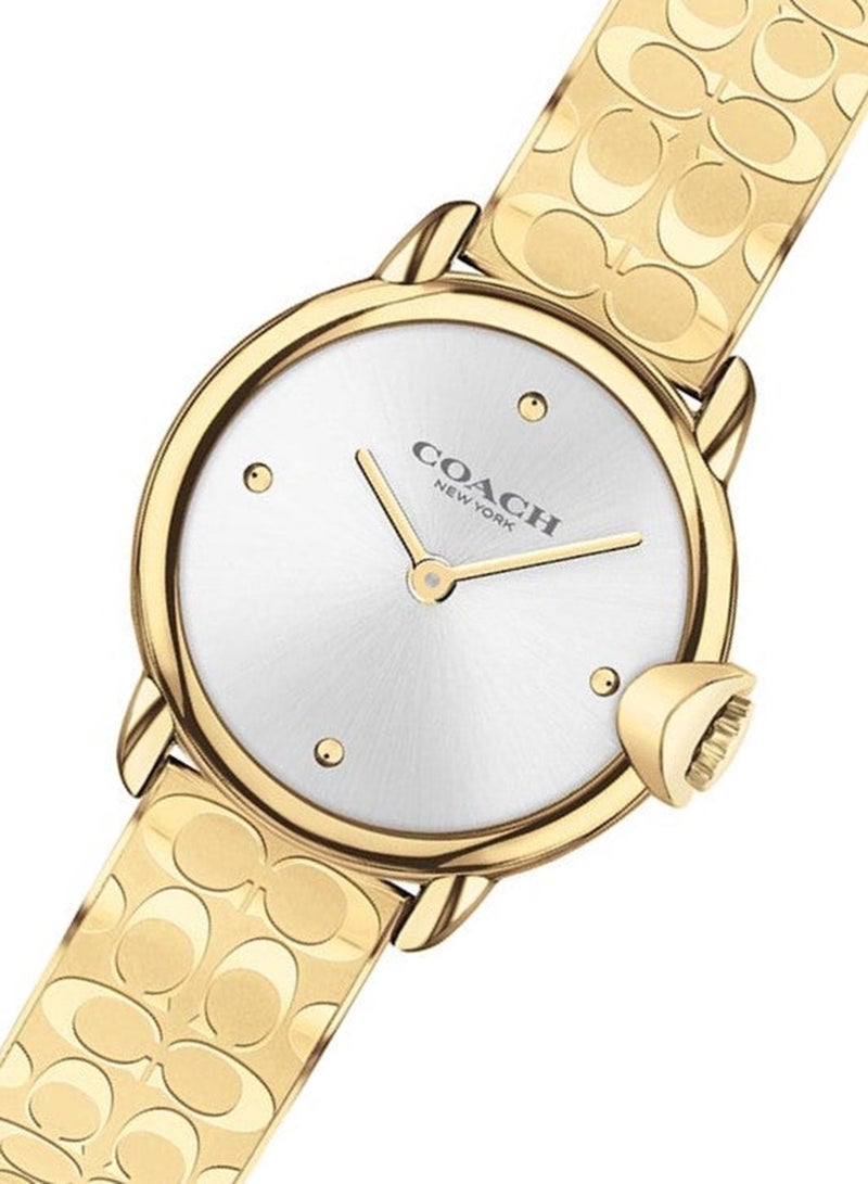 Women's Coach Women's Arden Silver White Dial Watch - 14503692 - v1658414600/N47873179A_4