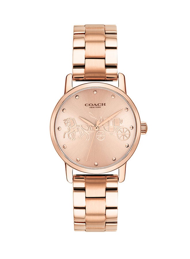COACH - Women's Grand  Rose Gold Dial Watch - 14502977 - Image 1