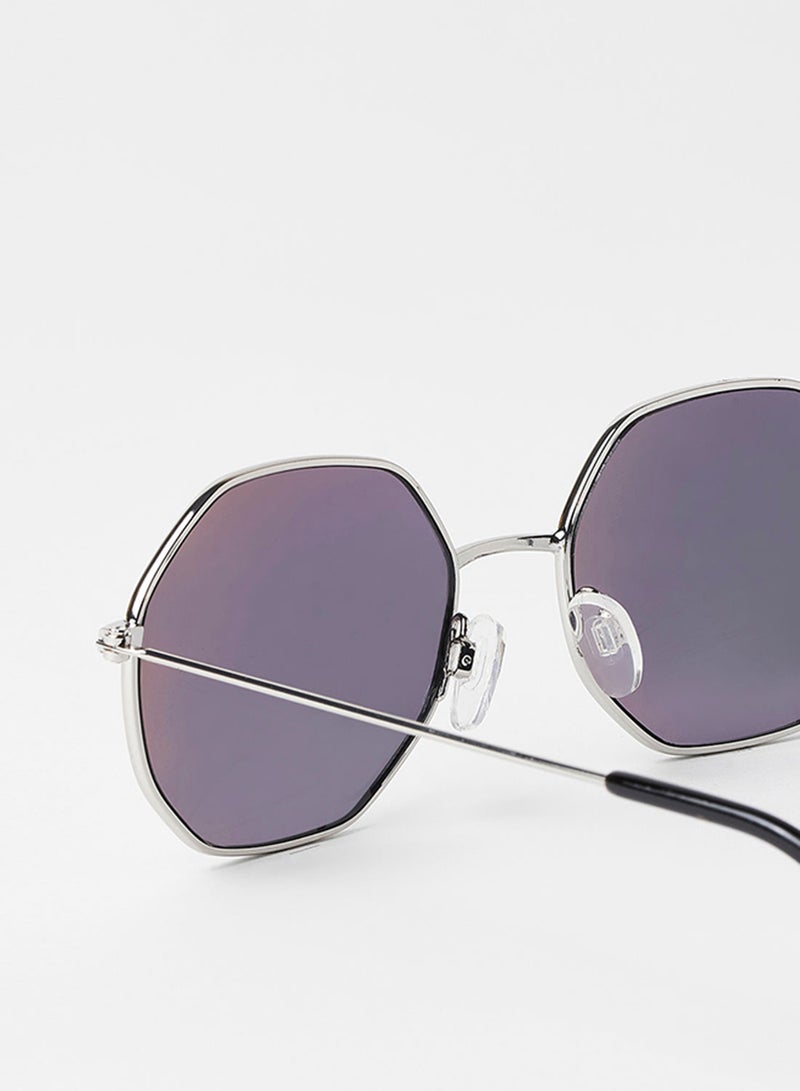 ماد آيز نظارة شمسية عصرية بإطار كبير جداً طراز EE20M050-2 للنساء - Image 2