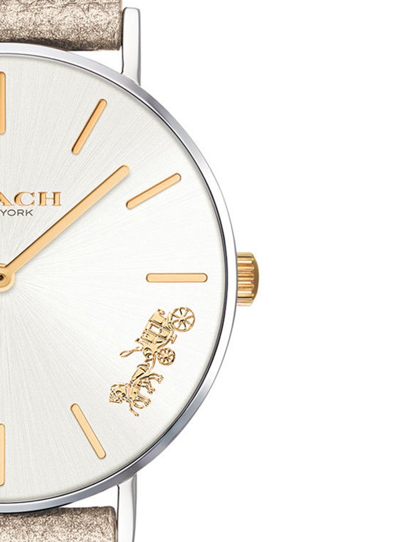 COACH Women's Perry  Silver White Dial Watch - 14503157 - Image 4