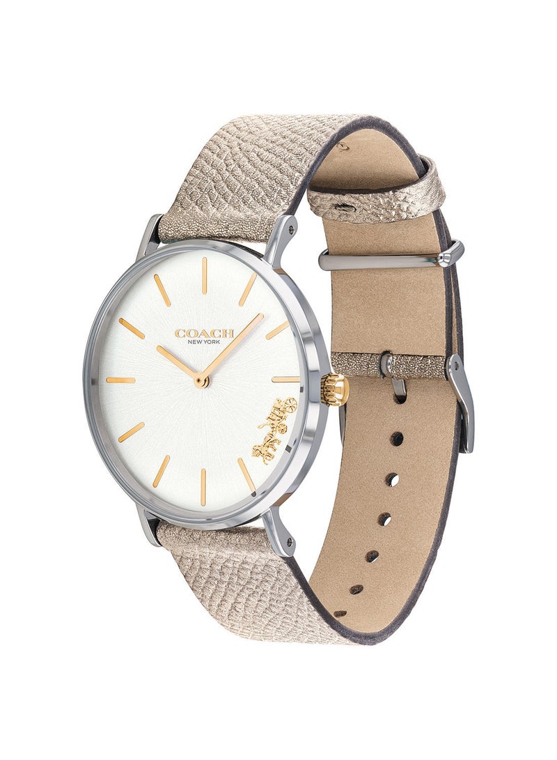 COACH Women's Perry  Silver White Dial Watch - 14503157 - Image 2